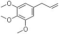 structure of CAS# 487-11-6, Elemicin;3-(3,4,5-Trimethoxyphenyl)-1-propene; 5-Allyl-1,2,3-trimethoxybenzene