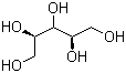 D-(+)-阿拉伯糖醇分子结构 (CAS 488-81-3)