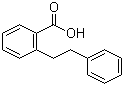structure of CAS# 4890-85-1, 2-Bibenzylcarboxylic acid;2-Phenethylbenzoic acid