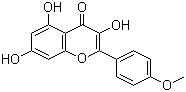 3,5,7-三羟基-2-(4-甲氧基苯基)-4H-1-苯并吡喃-4-酮分子结构 (CAS 491-54-3)