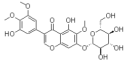 Irigenin-7-O-beta-D-glucopyranoside molecular structure (CAS 491-74-7)