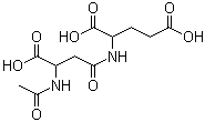 Spaglumic acid molecular structure (CAS 4910-46-7)