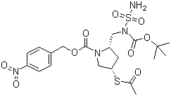 Doripenem side-chain molecular structure (CAS 491878-06-9)