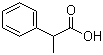 2-苯基丙酸分子结构 (CAS 492-37-5)