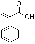 2-苯基丙烯酸分子结构 (CAS 492-38-6)