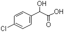 对氯扁桃酸分子结构 (CAS 492-86-4)