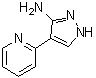 结构式 CAS# 493038-87-2, 4-(吡啶-2-基)-1H-吡唑-3-胺