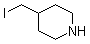 4-(Iodomethyl)piperidine molecular structure (CAS 4945-54-4)