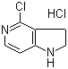 4-氯-2,3-二氢-1H-吡咯并[3,2-c]吡啶盐酸盐分子结构 (CAS 494767-29-2)