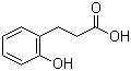 3-(2-羟基苯基)丙酸分子结构 (CAS 495-78-3)
