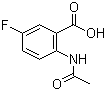 structure of CAS# 49579-56-8, 2-Acetamido-5-fluorobenzoic acid