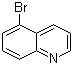 结构式 CAS# 4964-71-0, 5-溴喹啉