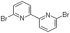 结构式 CAS# 49669-22-9, 6,6'-二溴-2,2'-联吡啶