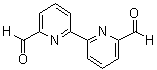 2,2'-联吡啶-6,6'-二甲醛分子结构 (CAS 49669-26-3)