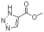 1H-1,2,3-三唑-5-羧酸甲酯分子结构 (CAS 4967-77-5)