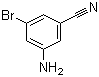 结构式 CAS# 49674-16-0, 5-氨基-3-溴苯甲腈