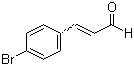 结构式 CAS# 49678-04-8, 4-溴肉桂醛; 对溴肉桂醛