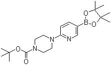 2-(4-Boc-Piperazino)pyridine-5-boronic acid pinacol ester molecular structure (CAS 496786-98-2)