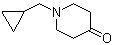 1-(环丙基甲基)哌啶-4-酮分子结构 (CAS 49682-96-4)