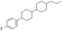 1-Fluoro-4-(4'-propyl[1,1'-bicyclohexyl]-4-yl)benzene molecular structure (CAS 497820-38-9)