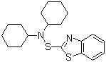 N,N-二环己基-2-苯并噻唑次磺酰胺分子结构 (CAS 4979-32-2)