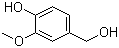 4-羟基-3-甲氧基苄醇分子结构 (CAS 498-00-0)