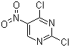 structure of CAS# 49845-33-2, 2,4-Dichloro-5-nitropyrimidine