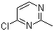 4-氯-2-甲基嘧啶分子结构 (CAS 4994-86-9)