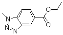 structure of CAS# 499785-52-3, 1-Methyl-1H-benzotriazole-5-carboxylic acid ethyl ester