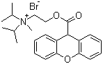 Propantheline bromide  molecular structure (CAS 50-34-0)