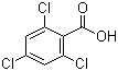 2,4,6-Trichlorobenzoic acid molecular structure (CAS 50-43-1)