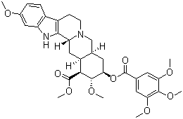 Reserpine molecular structure (CAS 50-55-5)