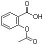 Acetylsalicylic acid molecular structure (CAS 50-78-2)