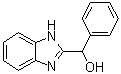结构式 CAS# 50-97-5, 2-(羟基苯基甲基)苯并咪唑