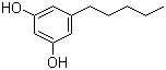 3,5-二羟基戊苯分子结构 (CAS 500-66-3)