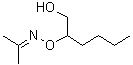 Acetone O-[1-(hydroxymethyl)pentyl]oxime molecular structure (CAS 5001-44-5)
