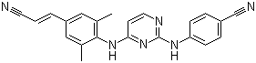 Rilpivirine molecular structure (CAS 500287-72-9)