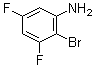structure of CAS# 500357-40-4, 2-Bromo-3,5-difluorobenzenamine