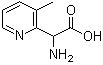 alpha-Amino-3-methyl-2-pyridineacetic acid molecular structure (CAS 500755-94-2)