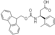 (betaS)-beta-[[(9H-Fluoren-9-ylmethoxy)carbonyl]amino]-2-methylbenzenepropanoic acid molecular structure (CAS 501015-26-5)