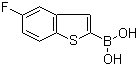 5-Fluorobenzothiophene-2-boronic acid molecular structure (CAS 501944-42-9)