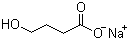 4-羟基丁酸钠盐分子结构 (CAS 502-85-2)
