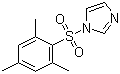结构式 CAS# 50257-39-1, 间三甲基苯磺酰咪唑; 1-(2,4,6-三甲基苯磺酰基)-1H-咪唑