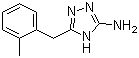 结构式 CAS# 502685-45-2, 5-(2-甲基苄基)-4H-1,2,4-三唑-3-胺