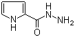 structure of CAS# 50269-95-9, 1H-Pyrrole-2-carbohydrazide;Pyrrole-2-carboxylic acid hydrazide; 2-(Hydrazinocarbonyl)pyrrole; NSC 134466