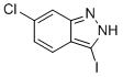 6-氯-3-碘-1H-吲唑分子结构 (CAS 503045-59-8)