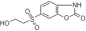 6-[(2-Hydroxyethyl)sulfonyl]benzoxazol-2-(3H)one molecular structure (CAS 5031-74-3)