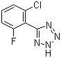 structure of CAS# 503293-47-8, 5-(2-Chloro-6-fluorophenyl)-2H-tetrazole