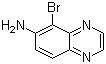 5-Bromoquinoxalin-6-amine molecular structure (CAS 50358-63-9)