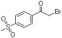 结构式 CAS# 50413-24-6, 2-溴-1-(4-甲磺酰基)苯乙酮